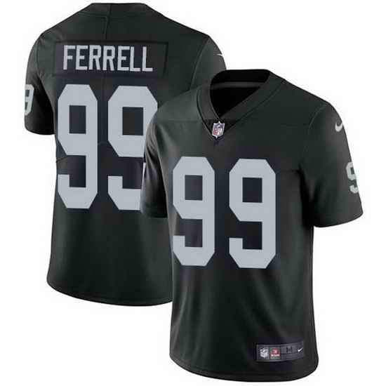 Nike Raiders 99 Clelin Ferrell Black Team Color Men Stitched NFL Vapor Untouchable Limited Jersey